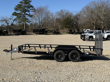 New 2026 RawMaxx UTX 77X16 W/TOOLBOX AND 4' FOLDING GATE 7K GVWR Utility Trailer