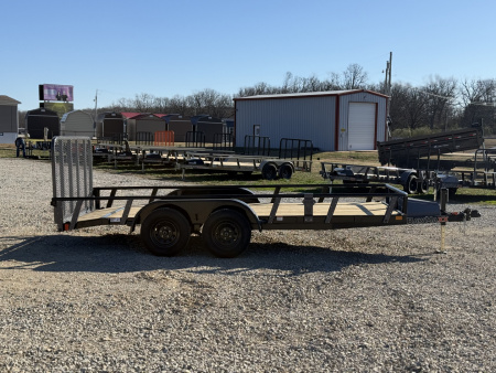 New 2026 RawMaxx UTX 77X16 W/TOOLBOX AND 4' FOLDING GATE 7K GVWR Utility Trailer