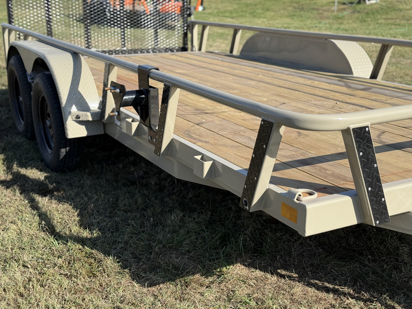 New 2026 RawMaxx UTX 77X16 W/TOOLBOX AND 4' FOLDING GATE 7K GVWR Utility Trailer
