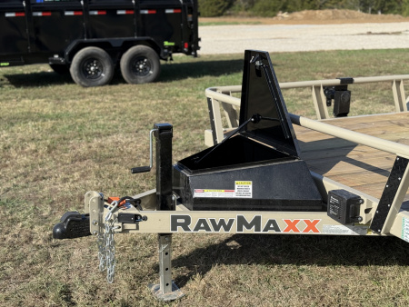 New 2026 RawMaxx UTX 77X16 W/TOOLBOX AND 4' FOLDING GATE 7K GVWR Utility Trailer