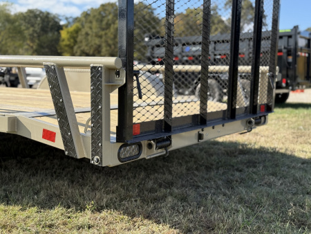 New 2026 RawMaxx UTX 77X16 W/TOOLBOX AND 4' FOLDING GATE 7K GVWR Utility Trailer