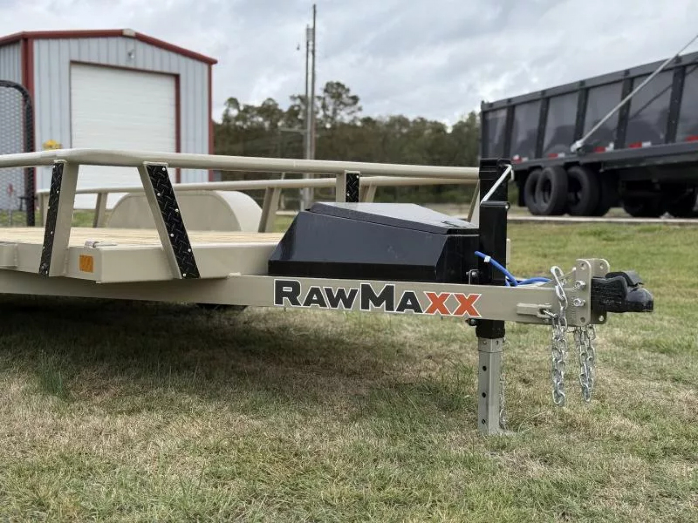 New 2026 RawMaxx UTX 77X16 W/TOOLBOX AND 4' FOLDING GATE 7K GVWR Utility Trailer