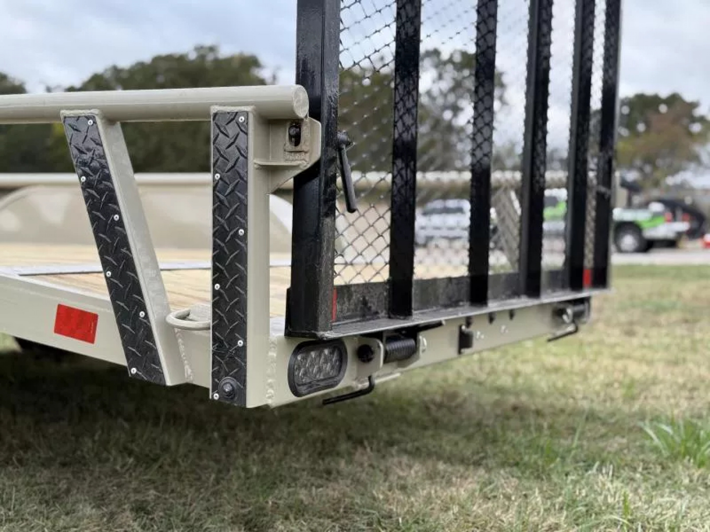 New 2026 RawMaxx UTX 77X16 W/TOOLBOX AND 4' FOLDING GATE 7K GVWR Utility Trailer