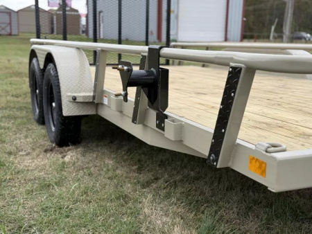 New 2026 RawMaxx UTX 77X16 W/TOOLBOX AND 4' FOLDING GATE 7K GVWR Utility Trailer