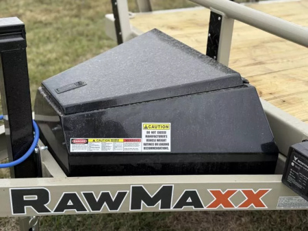 New 2026 RawMaxx UTX 77X16 W/TOOLBOX AND 4' FOLDING GATE 7K GVWR Utility Trailer