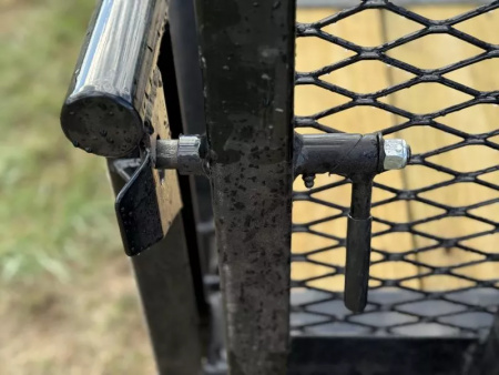 New 2026 RawMaxx UTX 83X16 W/TOOLBOX AND 4' HD FOLDING SPLIT GATE 10K GVWR Utility Trailer