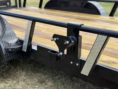 New 2026 RawMaxx UTX 83X16 W/TOOLBOX AND 4' HD FOLDING SPLIT GATE 10K GVWR Utility Trailer