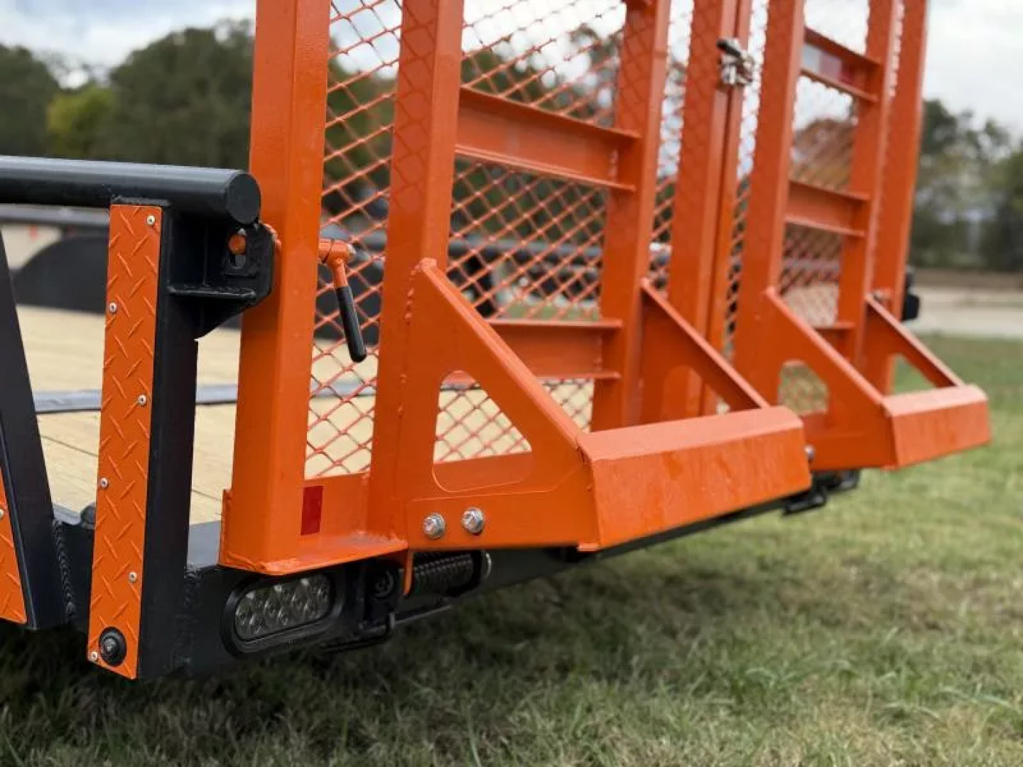 New 2026 RawMaxx UTX 83X16 W/TOOLBOX AND 4' HD FOLDING SPLIT GATE 10K GVWR Utility Trailer