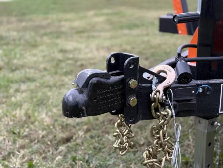 New 2026 RawMaxx UTX 83X16 W/TOOLBOX AND 4' HD FOLDING SPLIT GATE 10K GVWR Utility Trailer