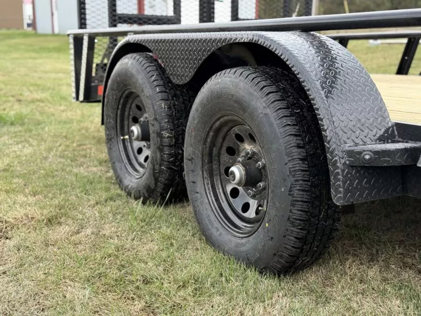 New 2026 RawMaxx UTX 83X16 W/4' HD FOLDING SPLIT GATE 10K GVWR Utility Trailer