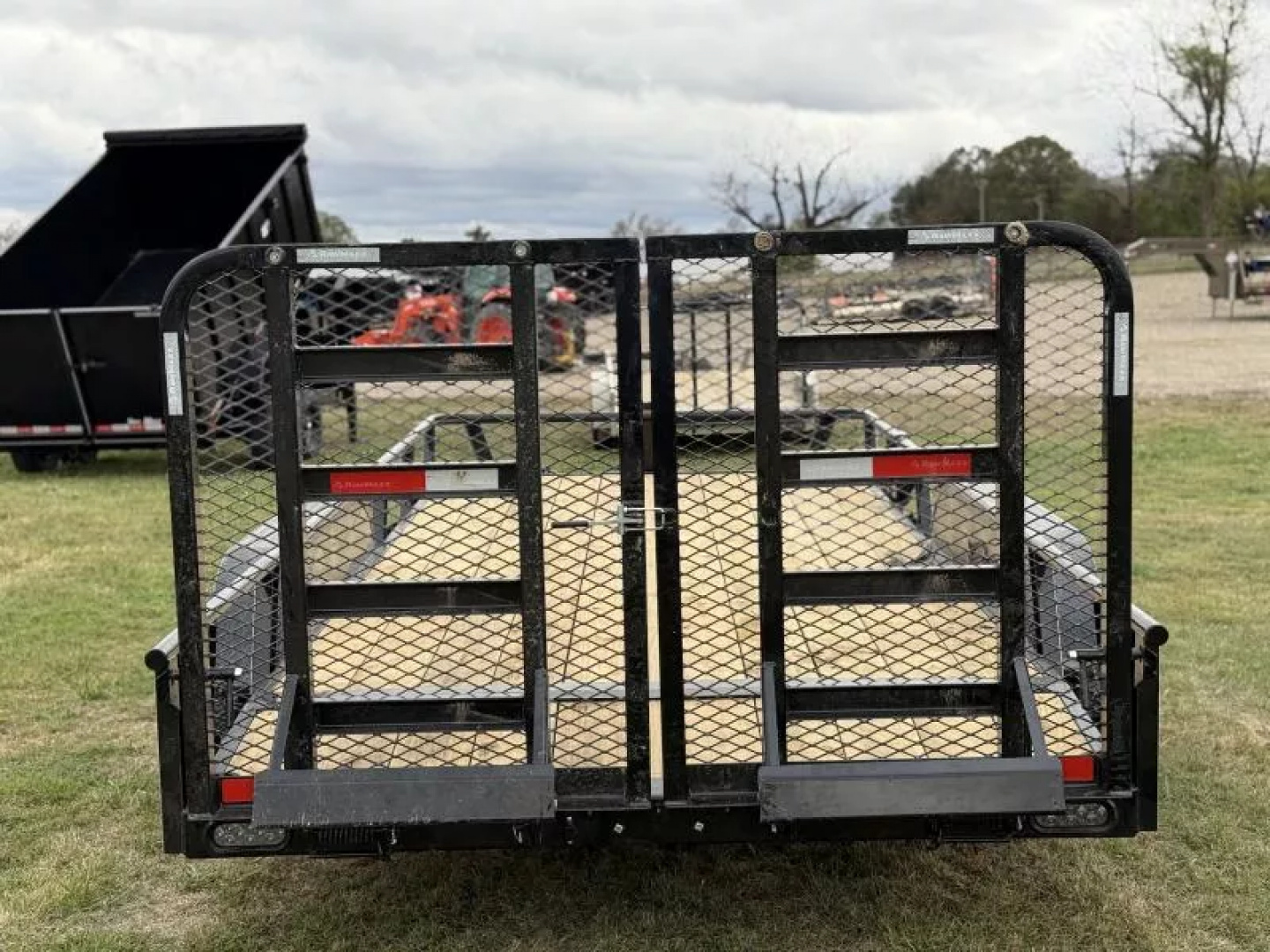 New 2026 RawMaxx UTX 83X16 W/4' HD FOLDING SPLIT GATE 10K GVWR Utility Trailer