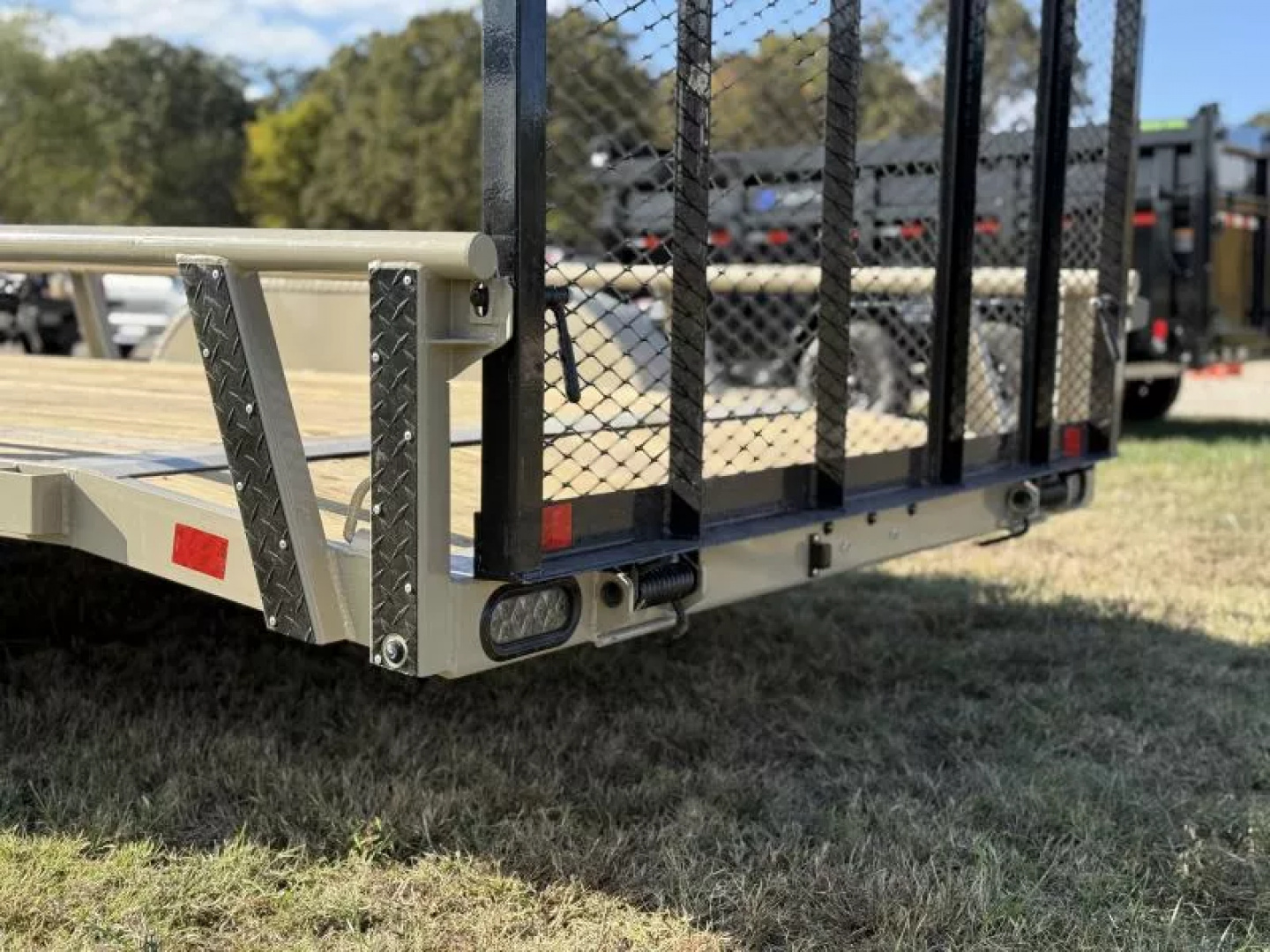 New 2026 RawMaxx UTX 83X16 W/TOOLBOX AND 4' FOLDING GATE 7K GVWR Utility Trailer