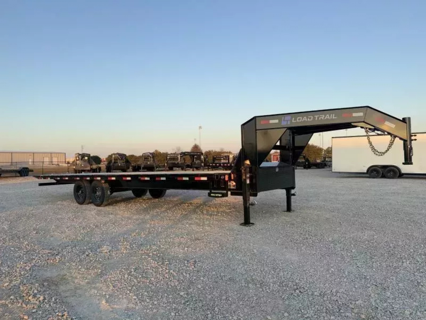 New 2025 Load Trail GE 102X28 GOOSENECK FULL TILT WIRELESS REMOTE 14K GVWR Tilt Trailer