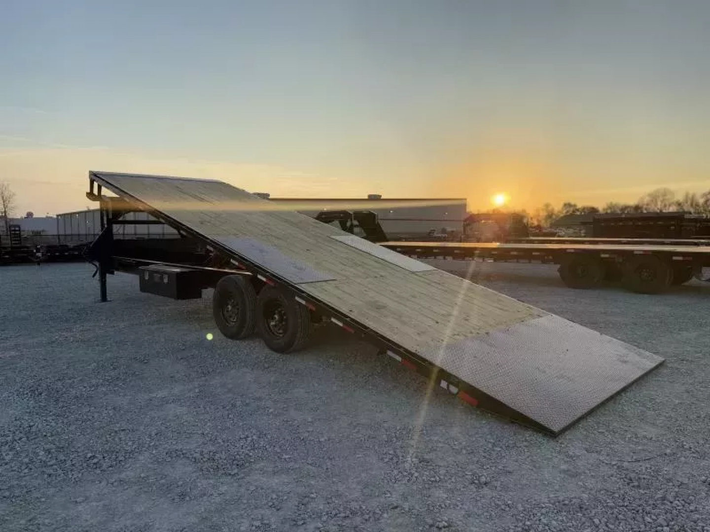 New 2025 Load Trail GE 102X28 GOOSENECK FULL TILT WIRELESS REMOTE 14K GVWR Tilt Trailer