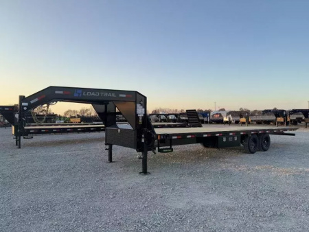 New 2025 Load Trail GE 102X28 GOOSENECK FULL TILT WIRELESS REMOTE 14K GVWR Tilt Trailer
