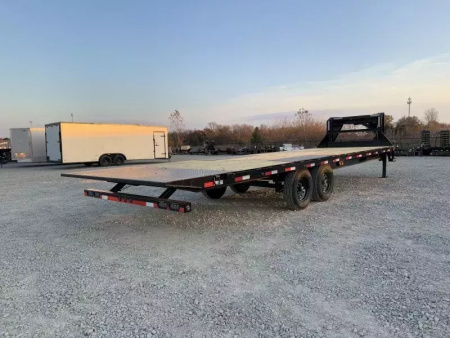 New 2025 Load Trail GE 102X28 GOOSENECK FULL TILT WIRELESS REMOTE 14K GVWR Tilt Trailer