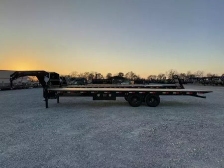 New 2025 Load Trail GE 102X28 GOOSENECK FULL TILT WIRELESS REMOTE 14K GVWR Tilt Trailer