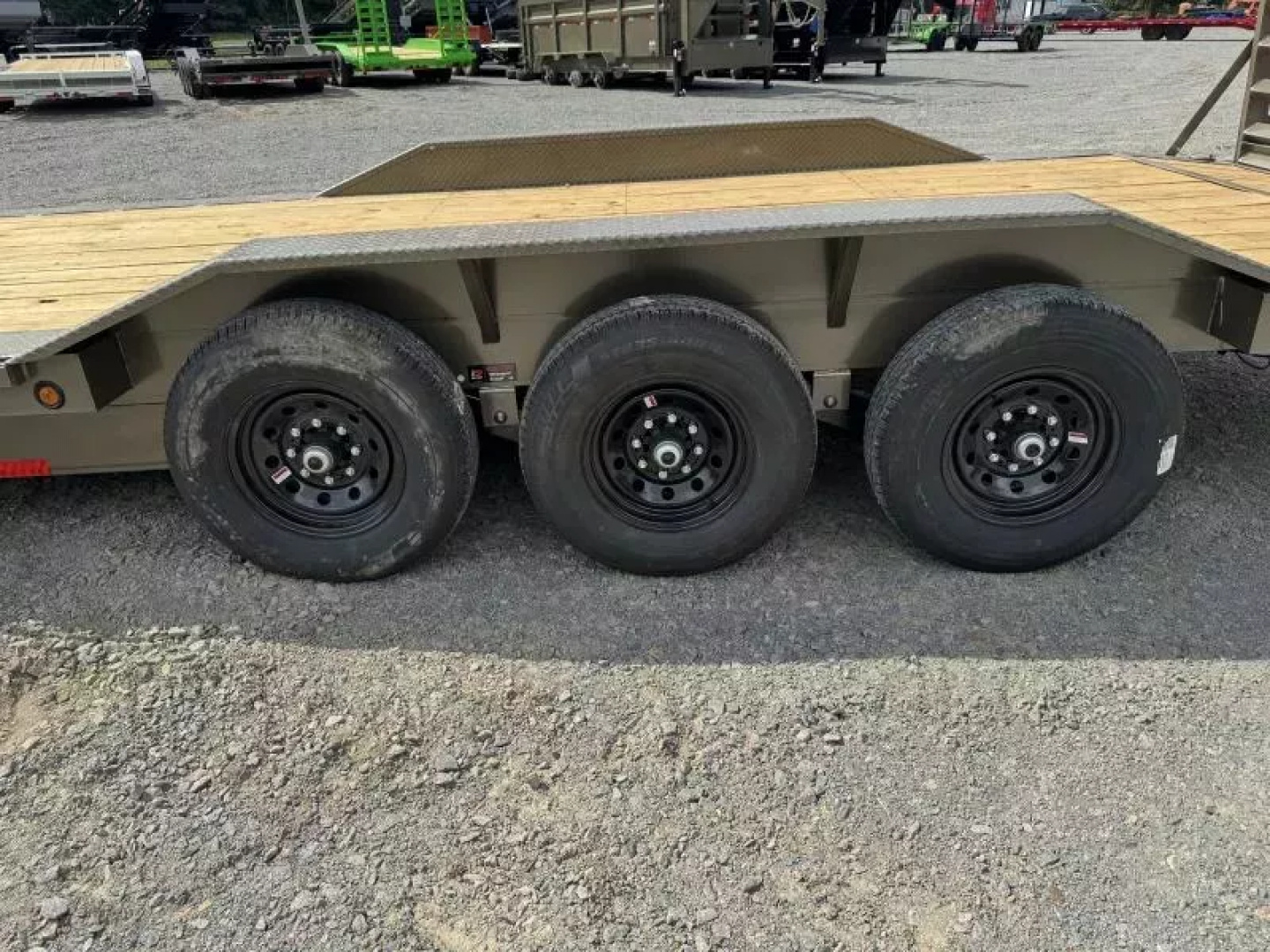 New 2025 Load Trail CH 102X24  Equipment Trailer STAND UP RAMPS, DRIVE OVER FENDERS