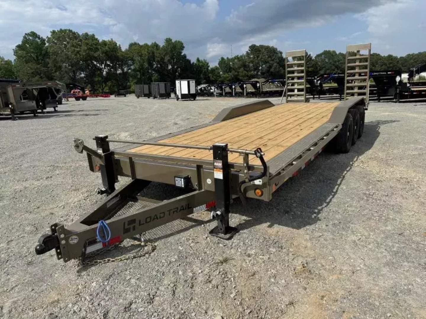 New 2025 Load Trail CH 102X24  Equipment Trailer STAND UP RAMPS, DRIVE OVER FENDERS
