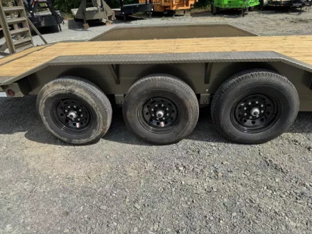 New 2025 Load Trail CH 102X24  Equipment Trailer STAND UP RAMPS, DRIVE OVER FENDERS