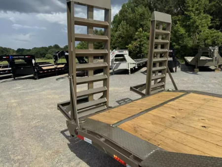 New 2025 Load Trail CH 102X24  Equipment Trailer STAND UP RAMPS, DRIVE OVER FENDERS