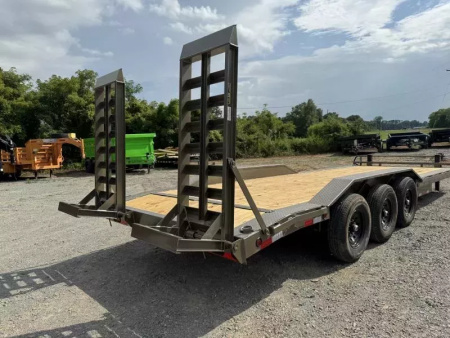 New 2025 Load Trail CH 102X24  Equipment Trailer STAND UP RAMPS, DRIVE OVER FENDERS