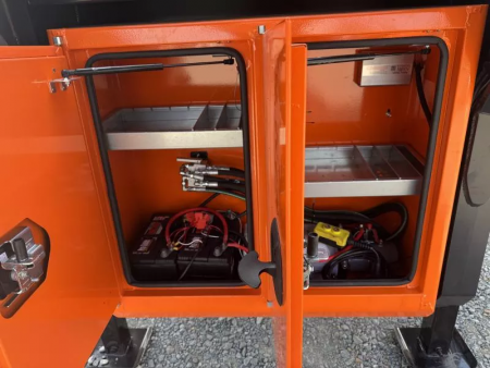 New 2026 RawMaxx HDX 102X20 GOOSENECK HIGH SIDE W/14 PLYS, HYDRAULIC JACKS, AND FLIP OVER TARP 25900K GVWR Dump Trailer