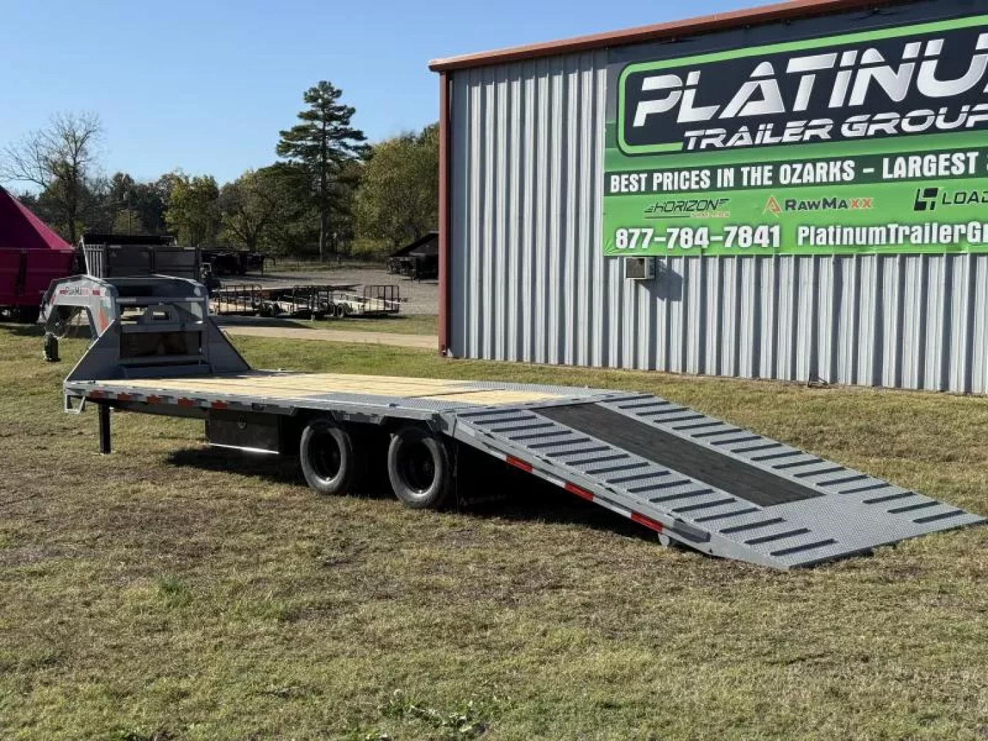 New 2026 RawMaxx HTX 102X32 GOOSENECK HYDRAULIC DISC BRAKE 11' HYDRAULIC DOVE/JACKS 24K GVWR