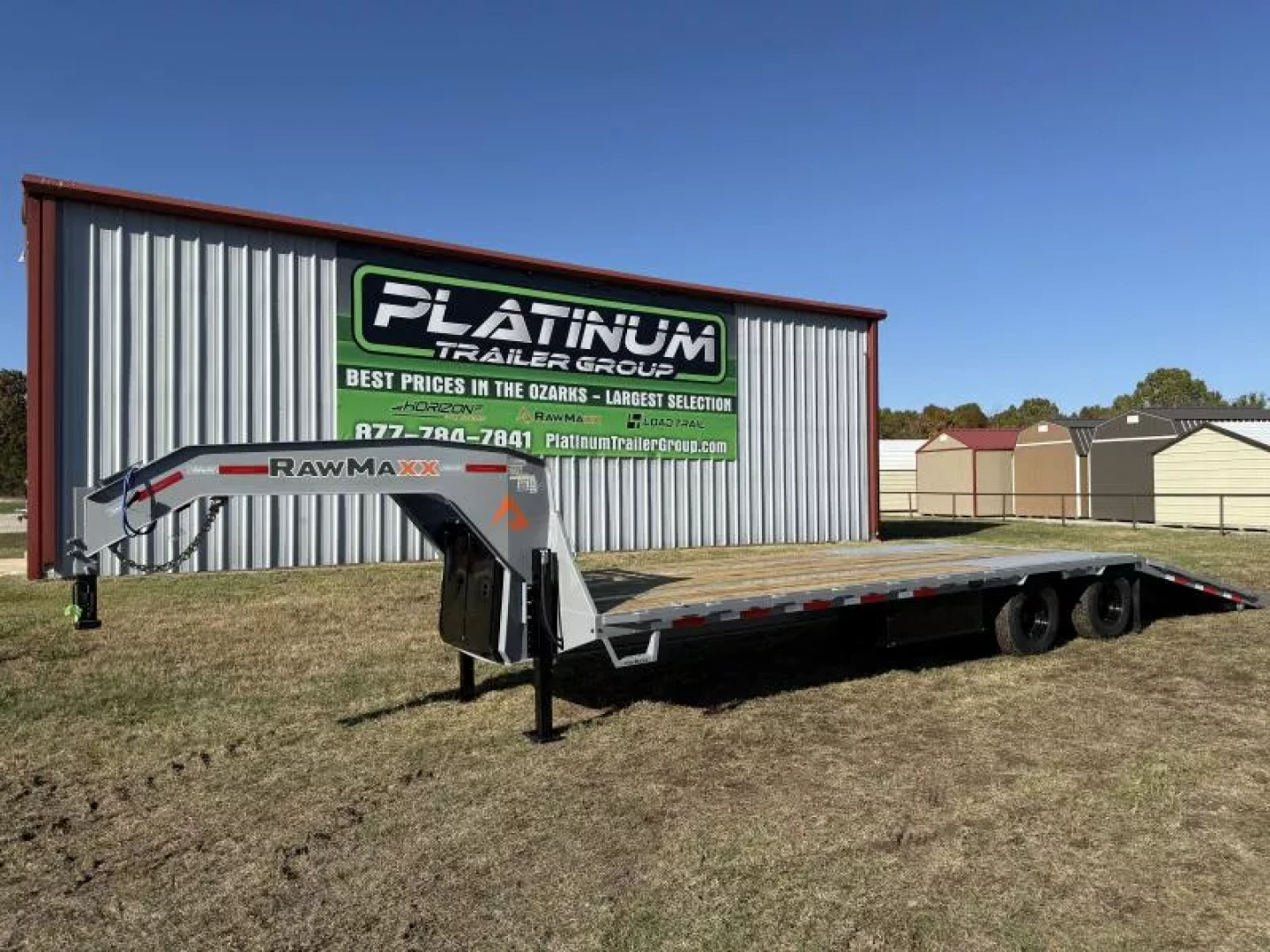 New 2026 RawMaxx HTX 102X32 GOOSENECK HYDRAULIC DISC BRAKE 11' HYDRAULIC DOVE/JACKS 24K GVWR