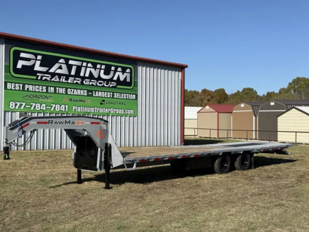 New 2026 RawMaxx HTX 102X32 GOOSENECK HYDRAULIC DISC BRAKE 11' HYDRAULIC DOVE/JACKS 24K GVWR
