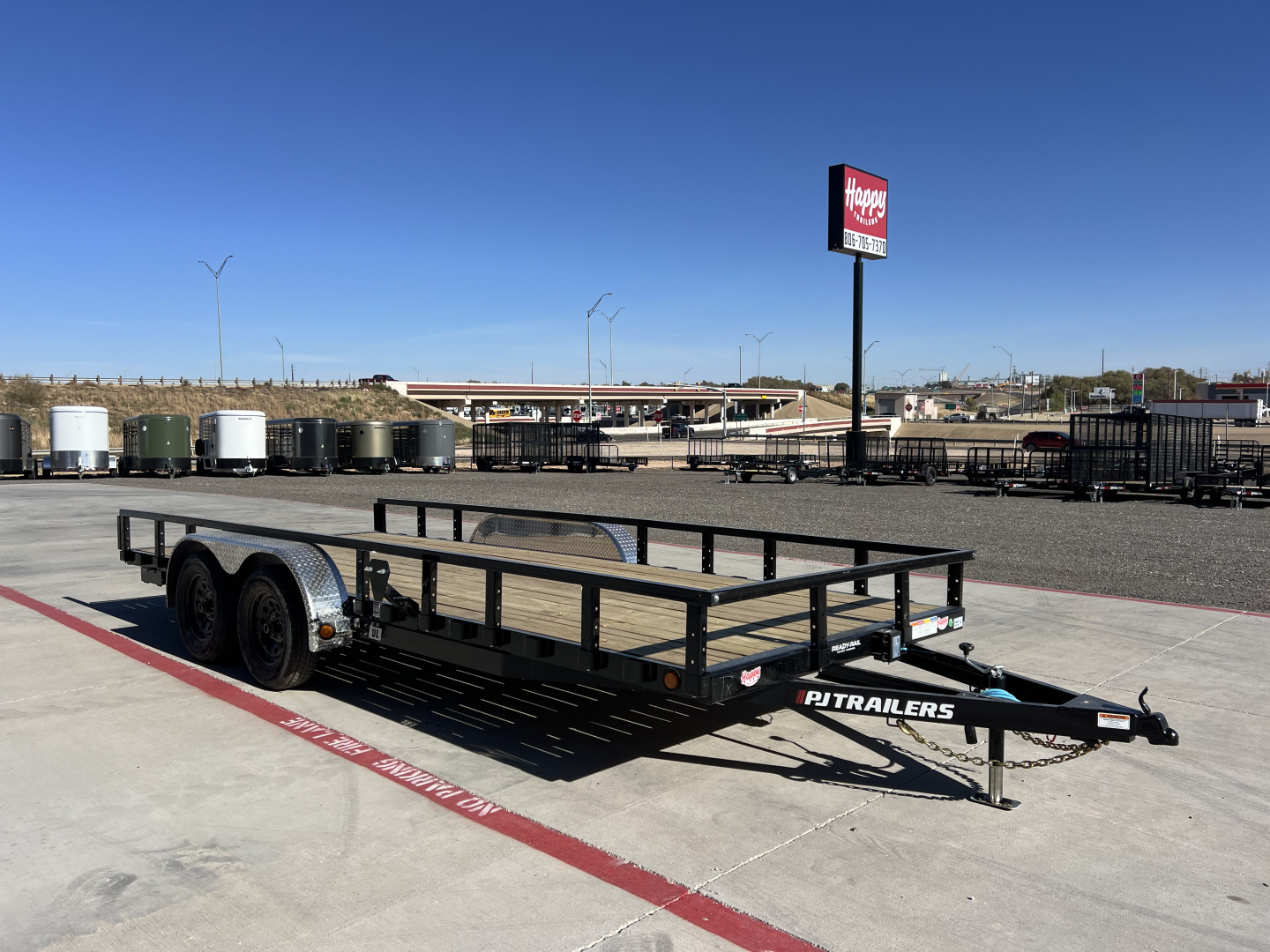 New 2026 PJ 83"x18' Tandem Axle Utility Trailer - UL
