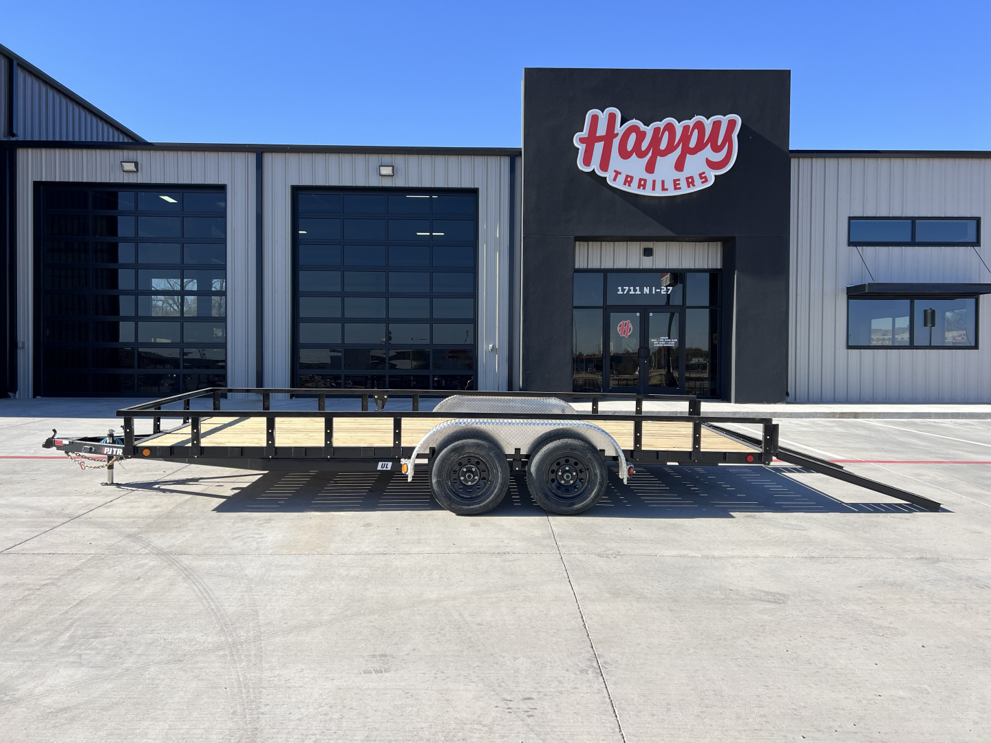 New 2026 PJ 83"x18' Tandem Axle Utility Trailer - UL