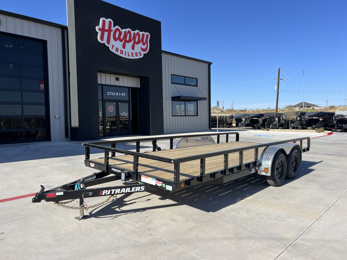 New 2026 PJ 83"x18' Tandem Axle Utility Trailer - UL