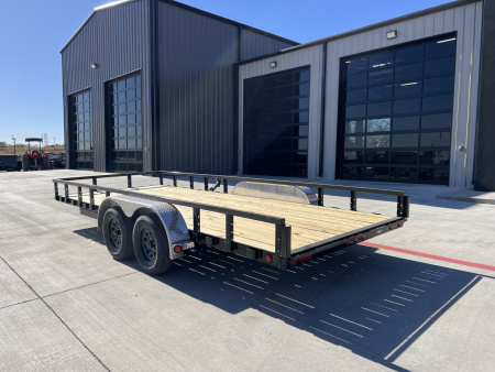 New 2026 PJ 83"x18' Tandem Axle Utility Trailer - UL