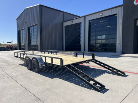 New 2026 PJ 83"x18' Tandem Axle Utility Trailer - UL