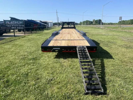 New 2025 Load Trail GC 102X40 LOWBOY  Car Hauler DRIVE OVER FENDER AND SLIDE IN RAMPS