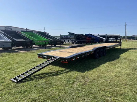 New 2025 Load Trail GC 102X40 LOWBOY  Car Hauler DRIVE OVER FENDER AND SLIDE IN RAMPS