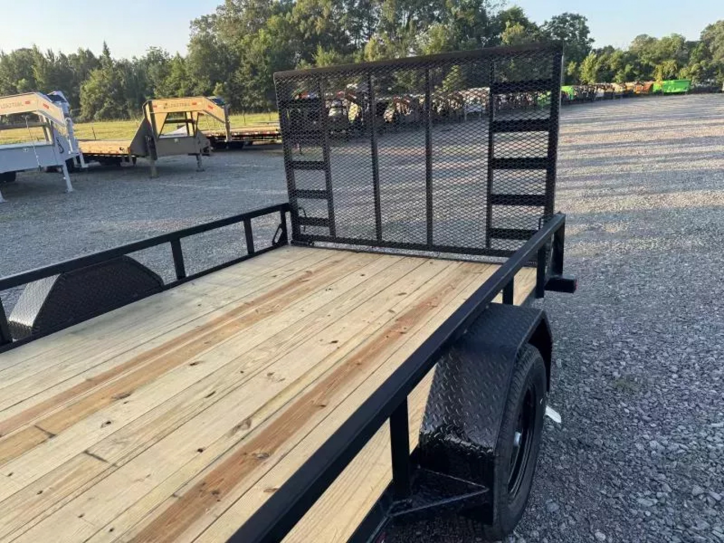 New 2026 Load Trail 77x12 W/4 FOOT GATE Utility Trailer