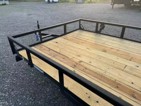 New 2026 Load Trail 77x12 W/4 FOOT GATE Utility Trailer