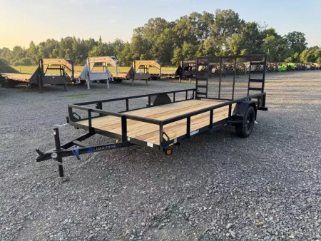 New 2026 Load Trail 77x12 W/4 FOOT GATE Utility Trailer