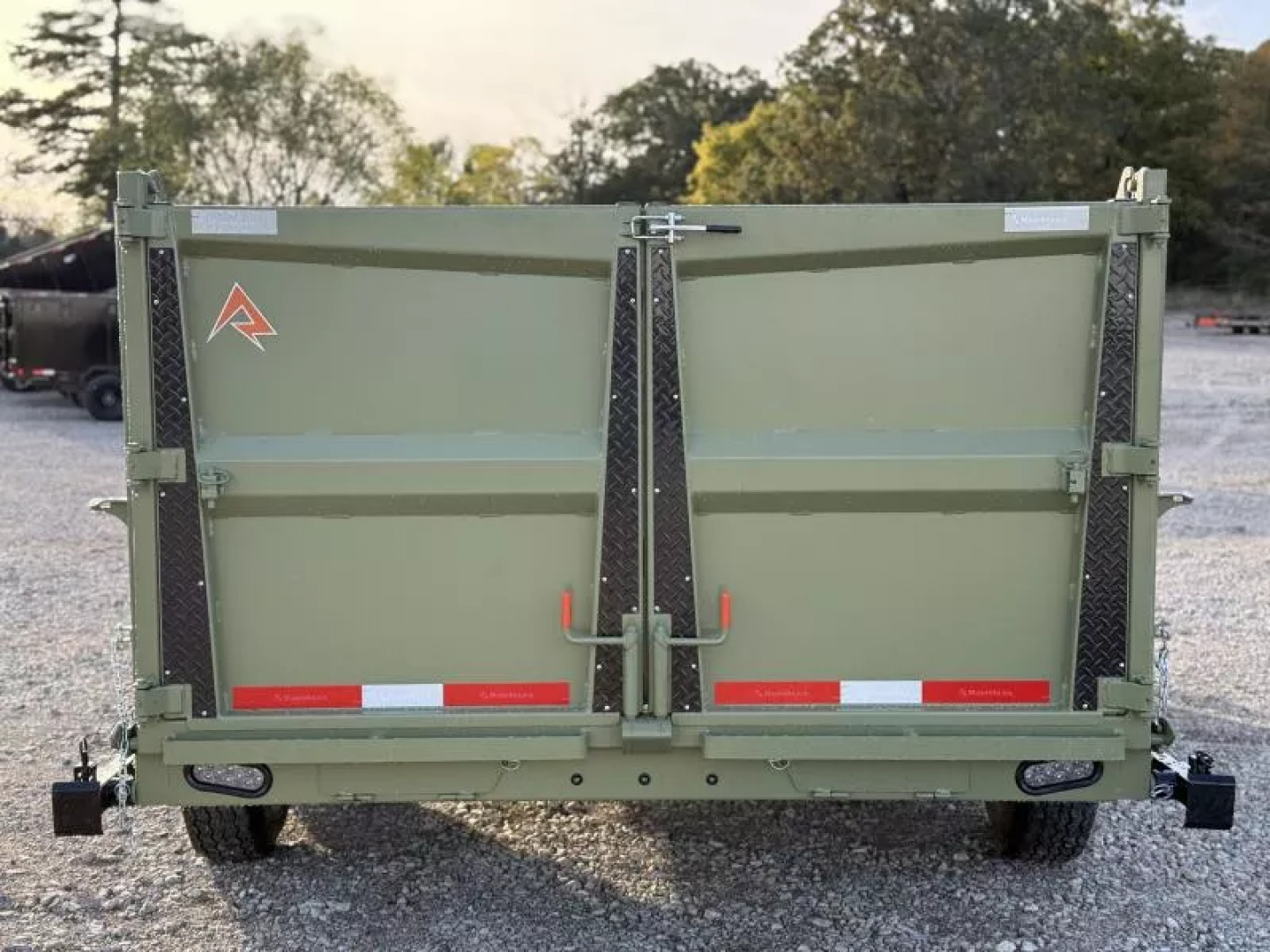 New 2026 RawMaxx LPX TELESCOPIC 83X14 HIGH SIDE W/HYDRAULIC JACKS 16K GVWR GOOSENECK Dump Trailer Dump Trailer
