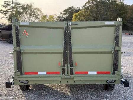 New 2026 RawMaxx LPX TELESCOPIC 83X14 HIGH SIDE W/HYDRAULIC JACKS 16K GVWR GOOSENECK Dump Trailer Dump Trailer