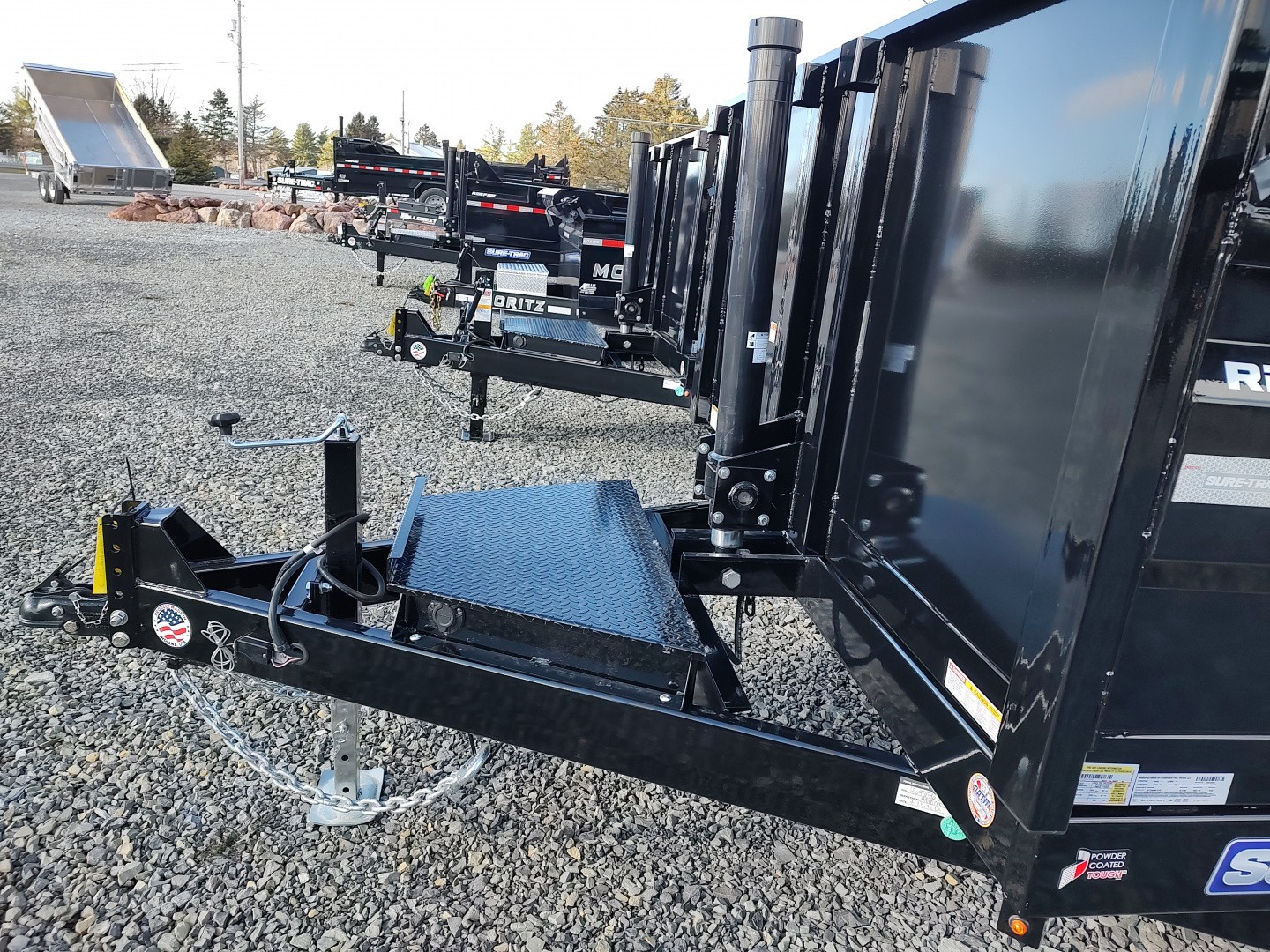 New 2026 Sure-Trac 7'X12' HD Dump Trailer 12K GVW