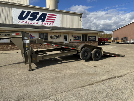 New 2026 Load Trail 83x24 Rapid Tilt 14K w/Hydro Jacks & Tuff Wireless Remote Gooseneck Bodies