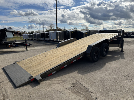 New 2026 Load Trail 83x24 Rapid Tilt 14K w/Hydro Jacks & Tuff Wireless Remote Gooseneck Bodies