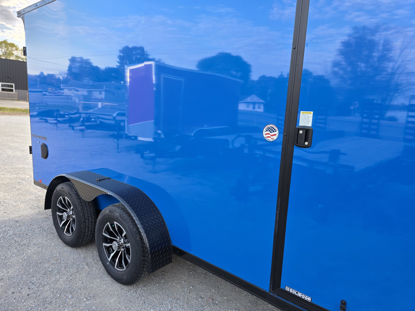 New 2026 Formula Trailers 7x16 7' INSIDE 080 SCREWLESS BLACKOUT ALUM WHEELS SXS UTV GOLFCART TRANSLUCENT ROOF Cargo / Enclosed Trailer