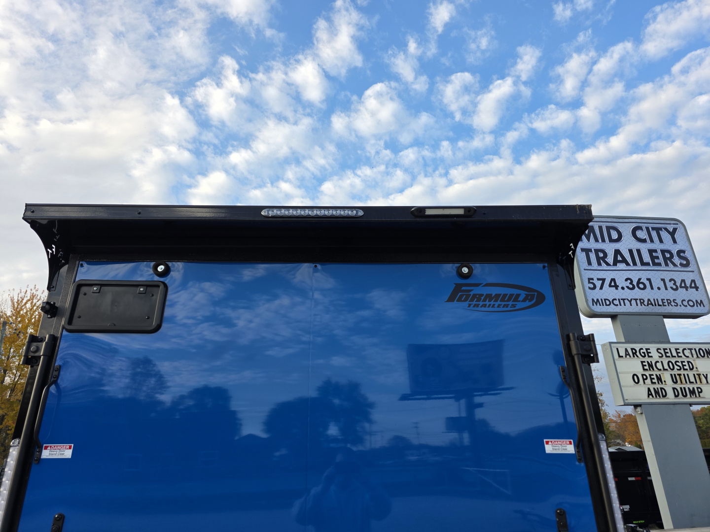 New 2026 Formula Trailers 7x16 7' INSIDE 080 SCREWLESS BLACKOUT ALUM WHEELS SXS UTV GOLFCART TRANSLUCENT ROOF Cargo / Enclosed Trailer