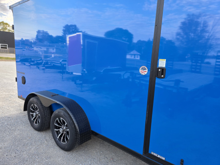 New 2026 Formula Trailers 7x16 7' INSIDE 080 SCREWLESS BLACKOUT ALUM WHEELS SXS UTV GOLFCART TRANSLUCENT ROOF Cargo / Enclosed Trailer