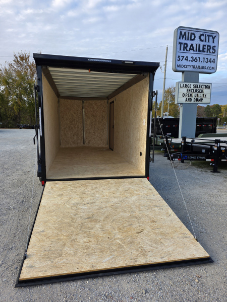 New 2026 Formula Trailers 7x16 7' INSIDE 080 SCREWLESS BLACKOUT ALUM WHEELS SXS UTV GOLFCART TRANSLUCENT ROOF Cargo / Enclosed Trailer