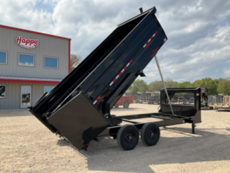 New 2026 PJ 83 x16' GN Tandem Axle Low Pro Telescopic Dump w/ 48  Sides – DT